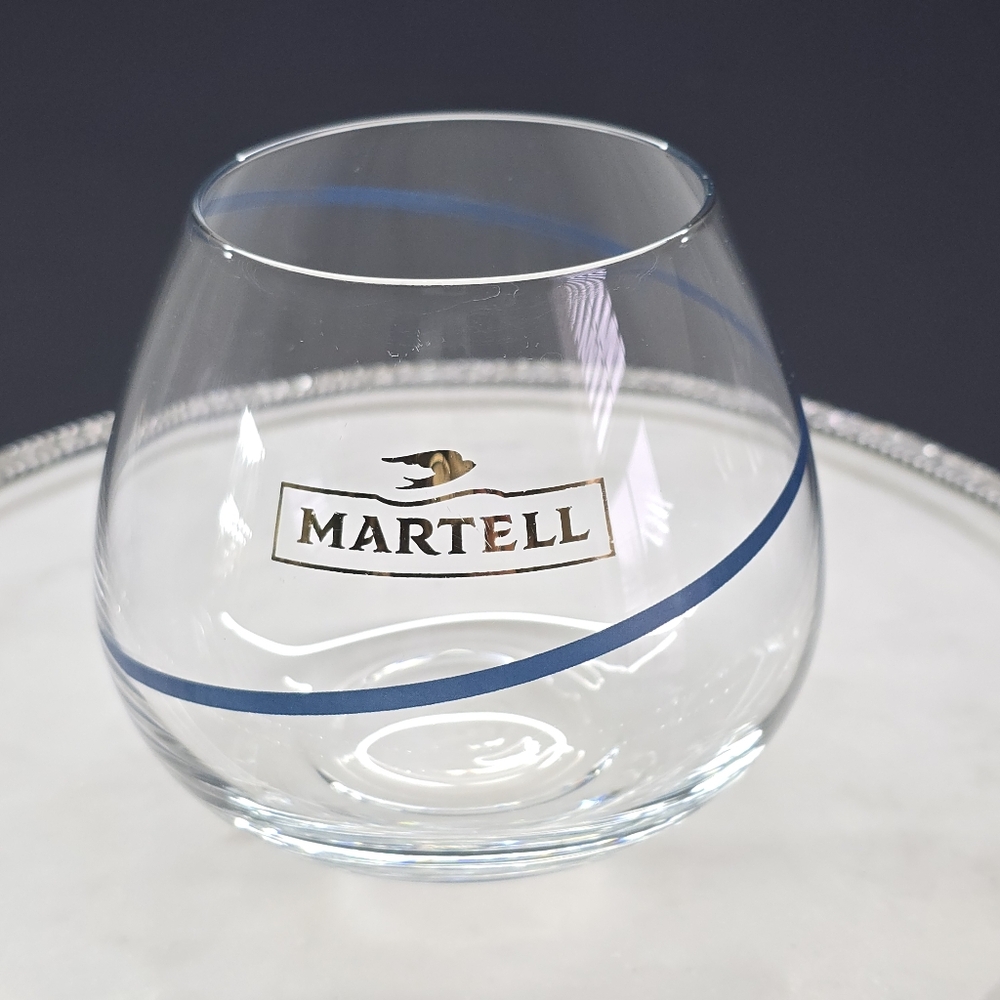 Martell Stemless Roly Poly Cognac Snifters - Barware Gift *READ*